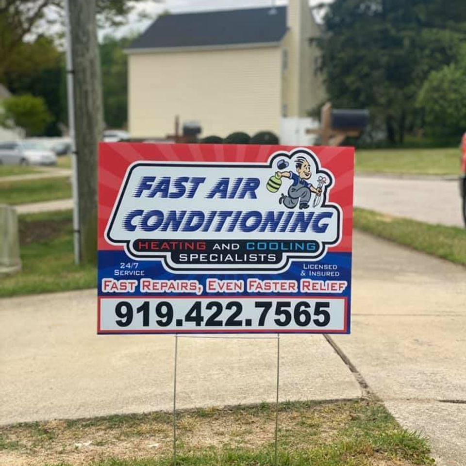 Fast Air Conditioning, Fast HVAC, Heating and Cooling, Wake County HVAC,