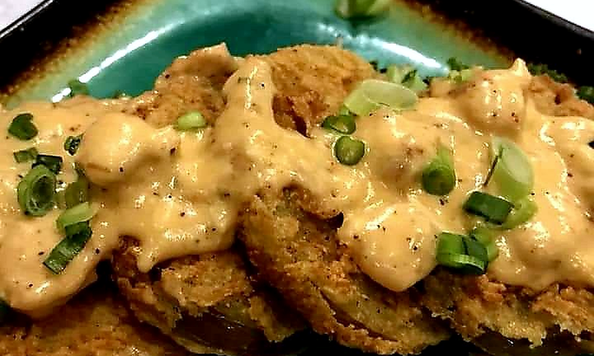 Fried green tomatoes served at Bozo’s