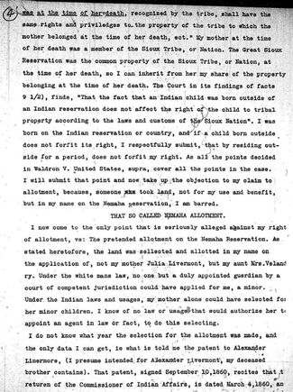 Statement  and petition