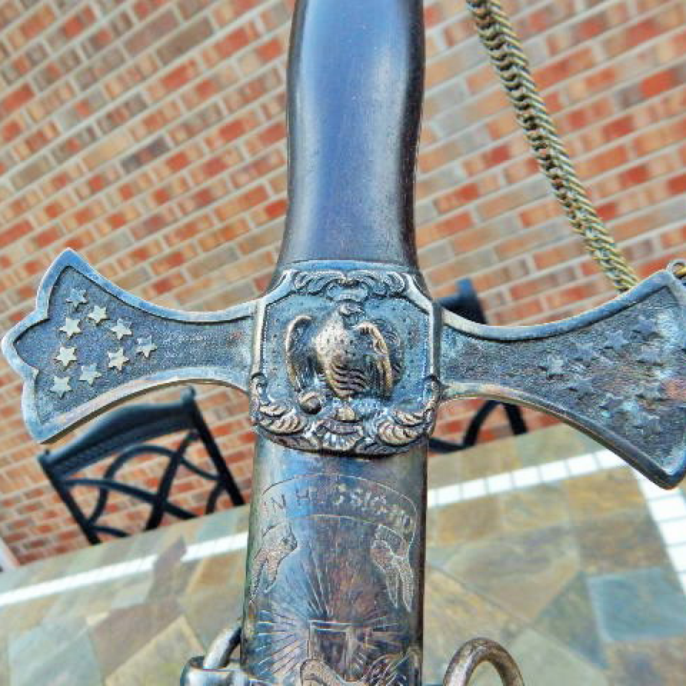 C.roby  early masonic knights sword  silvered  1860s files1020170911 10386 9r65up