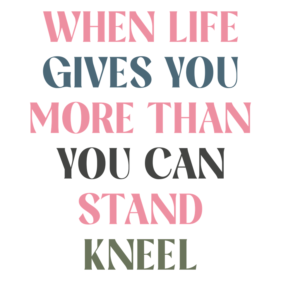 Faith   09 when life gives you more