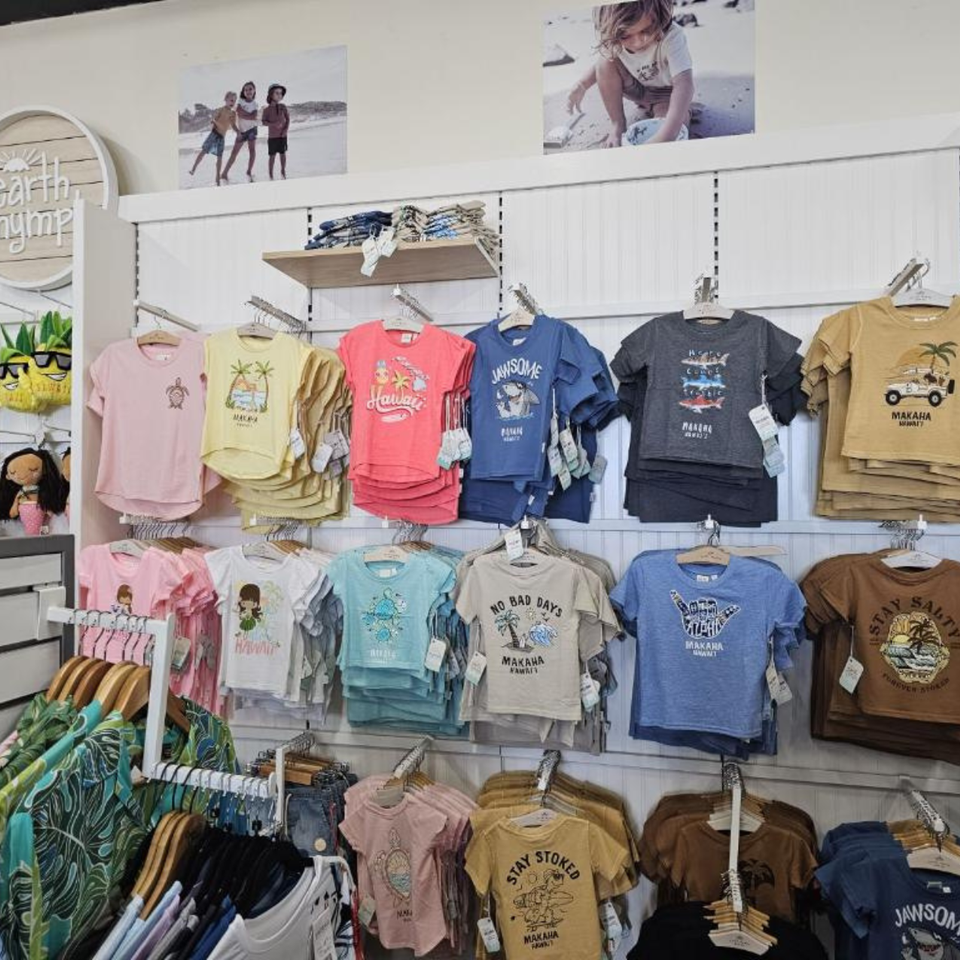 Makaha Life Style Gift and Souvenir Shop, shirt for kids. 