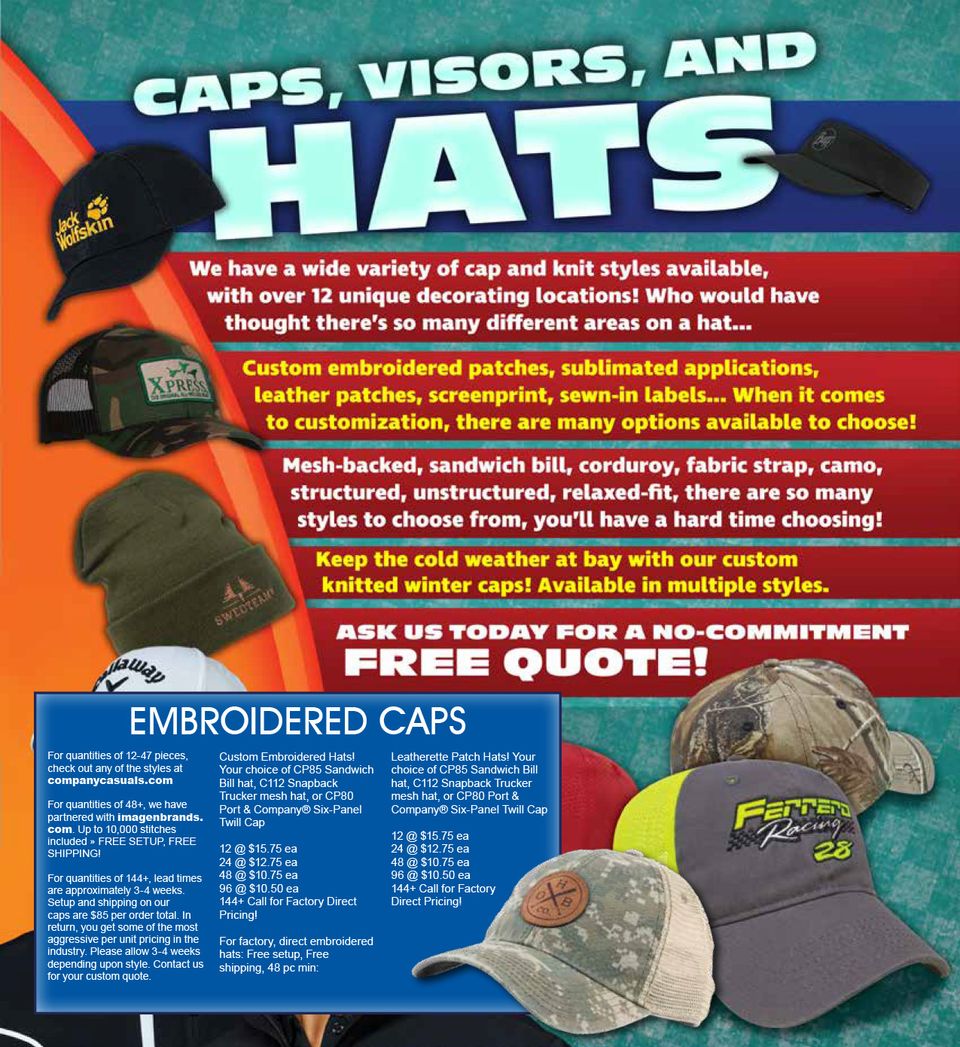 Hats   caps