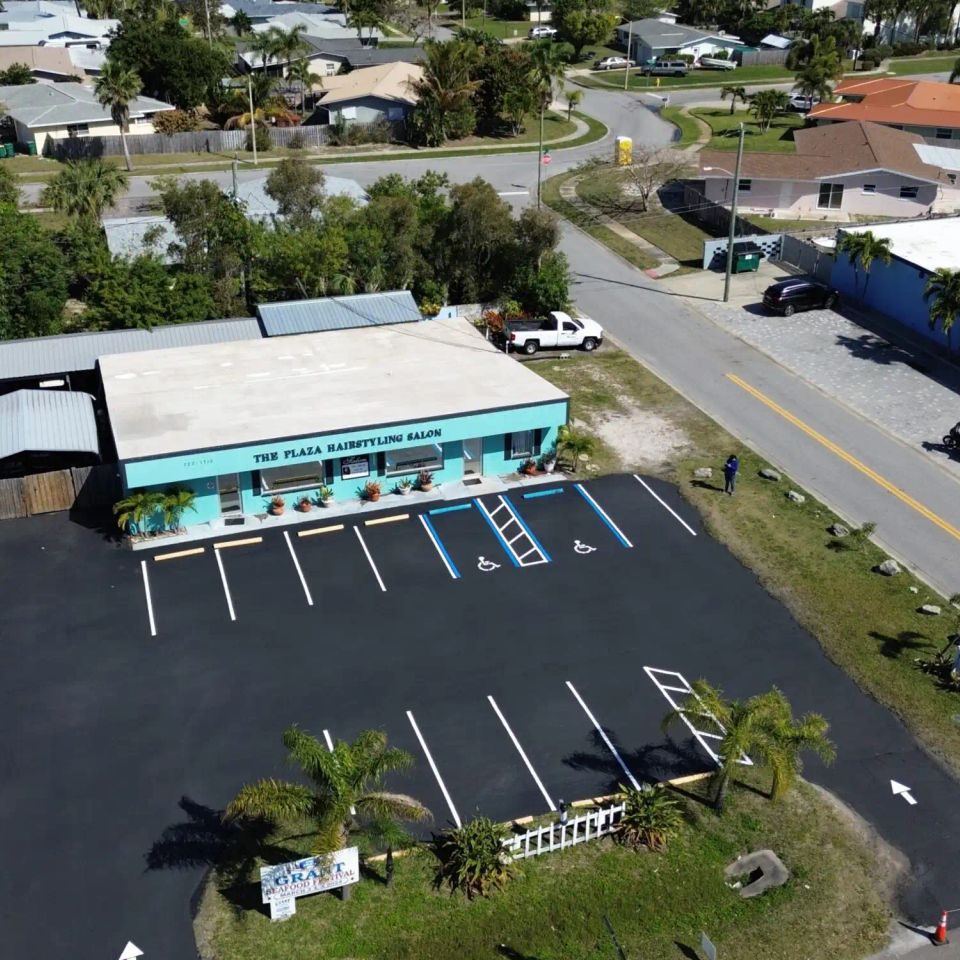 Palm bay asphalt striping 65