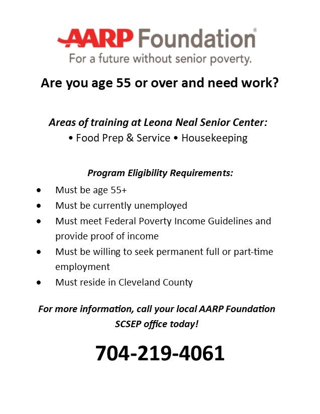 Scsep participant flyer