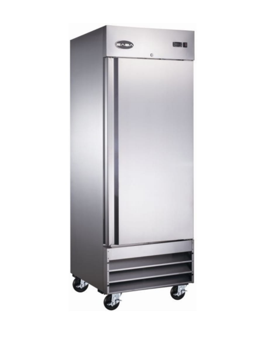 Commercial Restaurant Reach In Cooler or Freezer with One Solid Stainless Steel Door