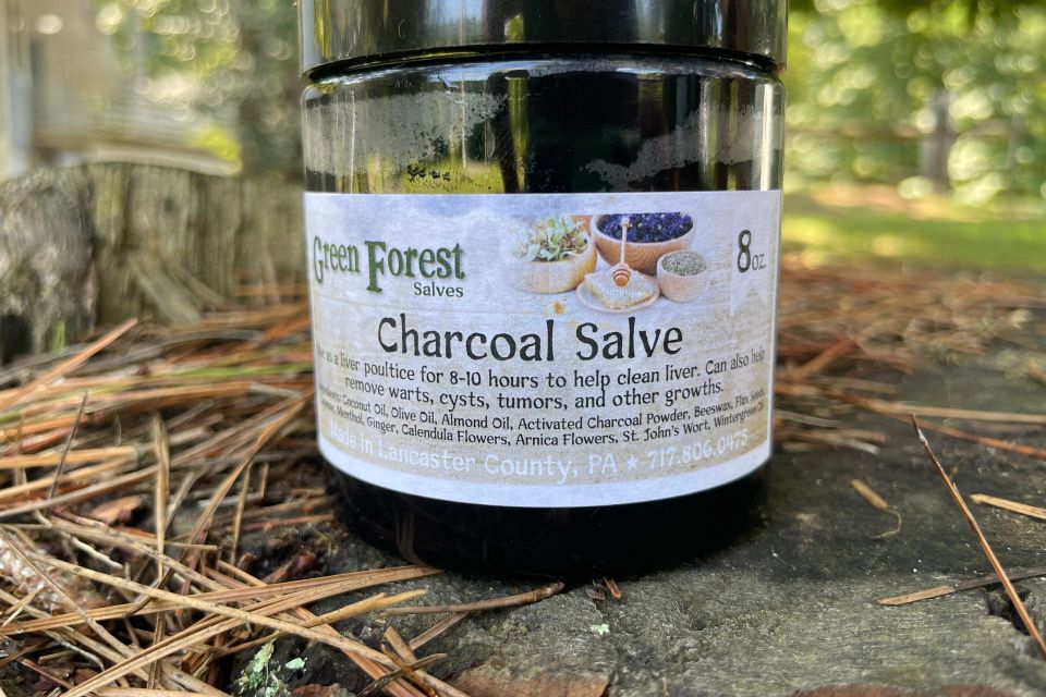 Charcoal Salve from Green Forest Soaps & Salves, Paradise, PA