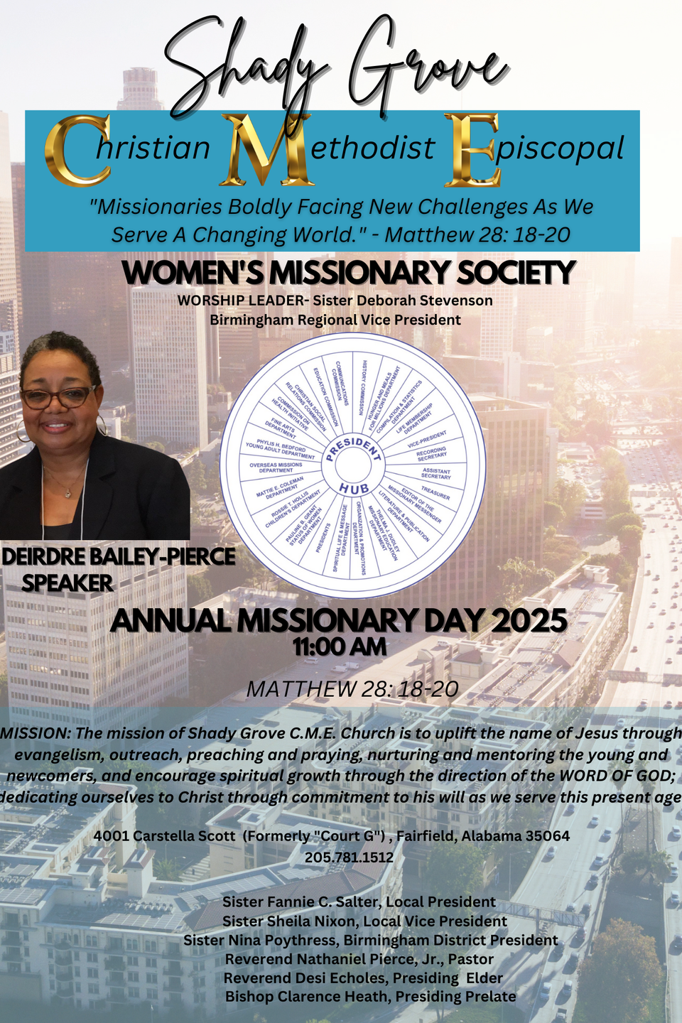 Shady grove missionary flyer updated