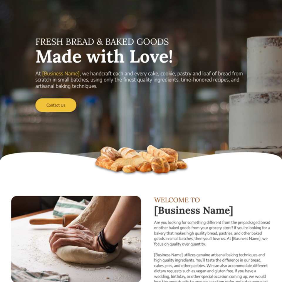 Artisan bakery
