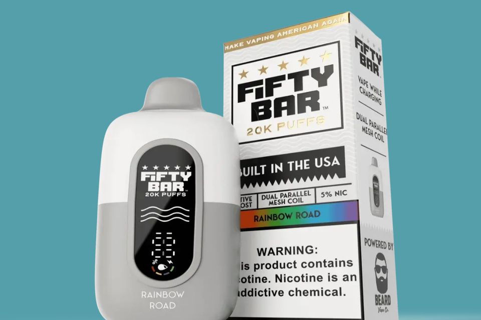 Fifty Bar Rainbow Road Disposable Vape