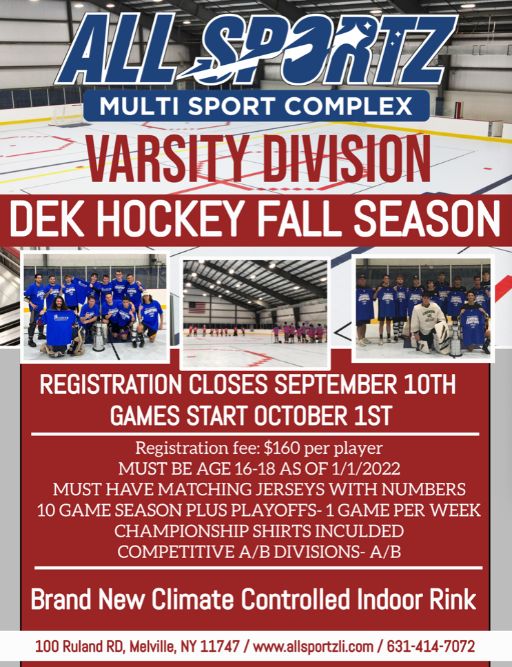Varsity Division - Dek Hockey Fall Season - AllSportz