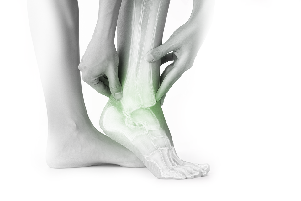 Podiatry theme   ankle green