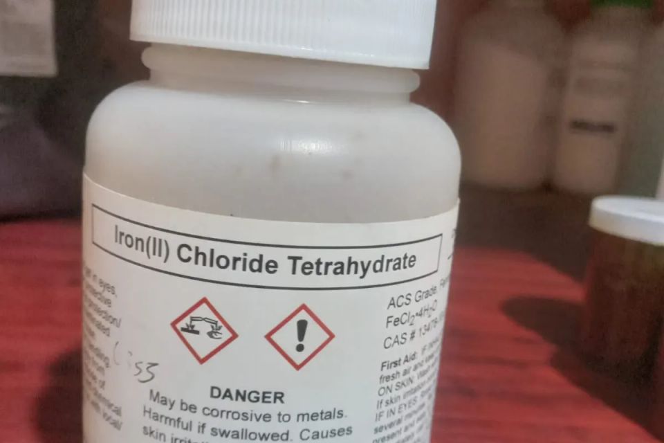 Iron ii chloride tetrahydrate original