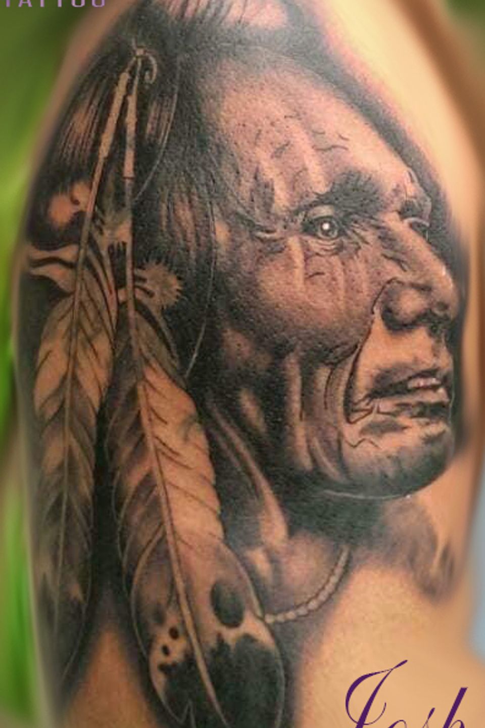 Josh indian chief cover up