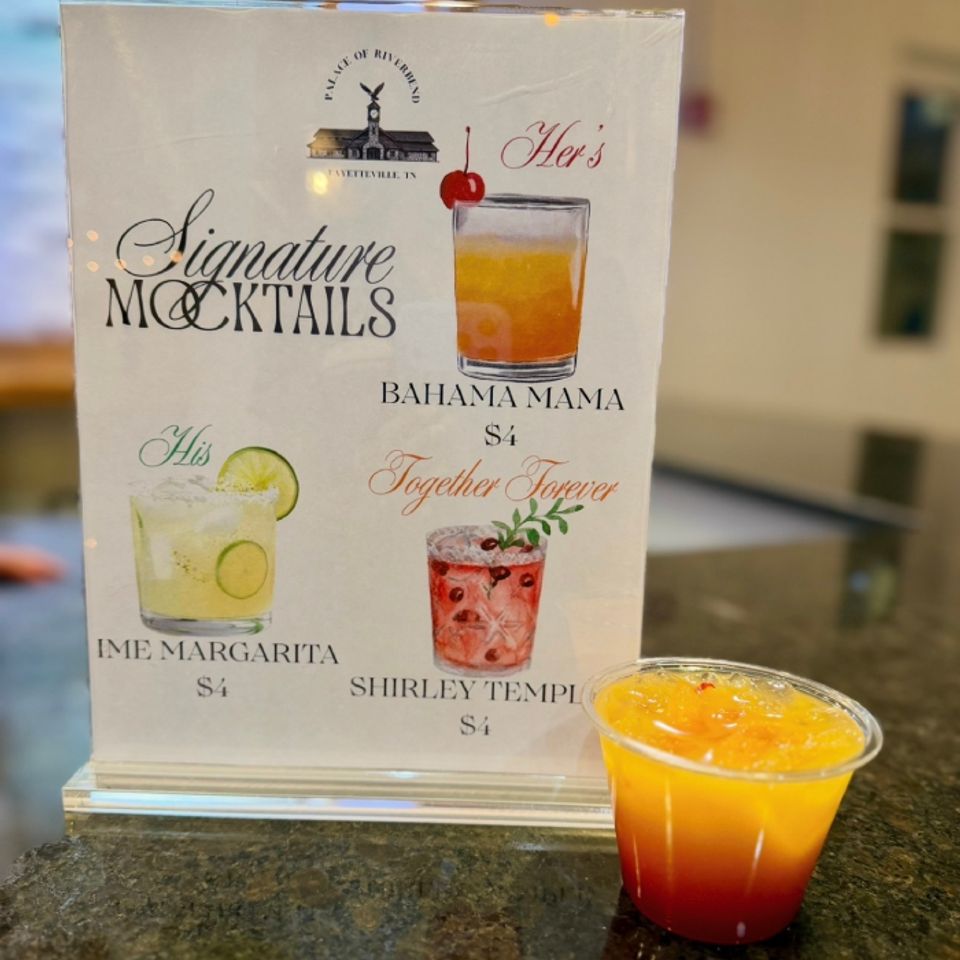 Palace of riverbend mocktails