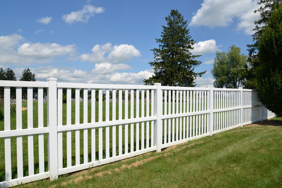Vinyl fence