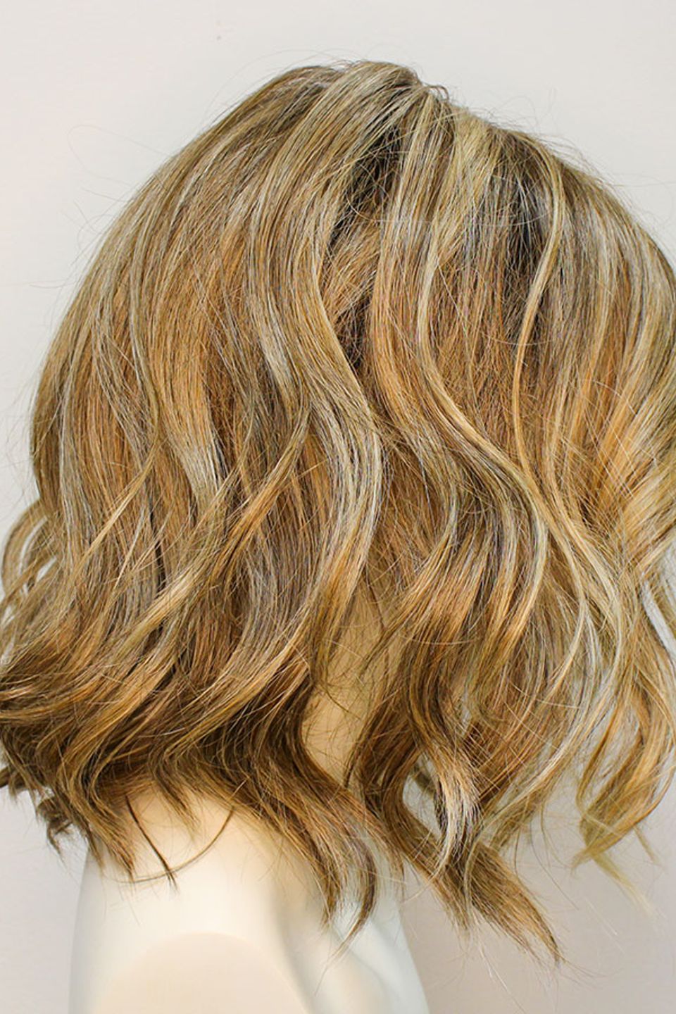 Blonde brown curly bob 2