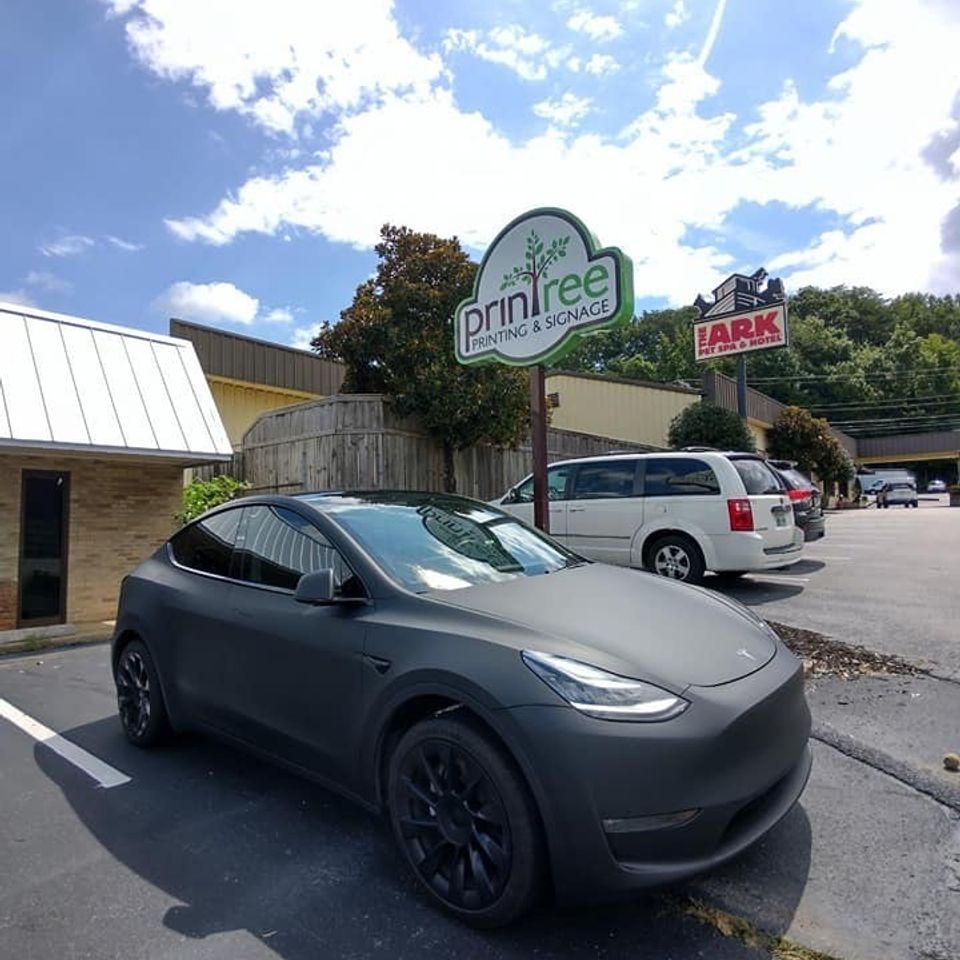 Color change tesla wrap