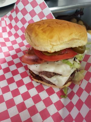 Double d cheesburger