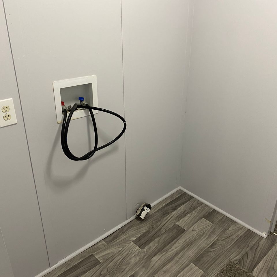 Lot 15 washer area