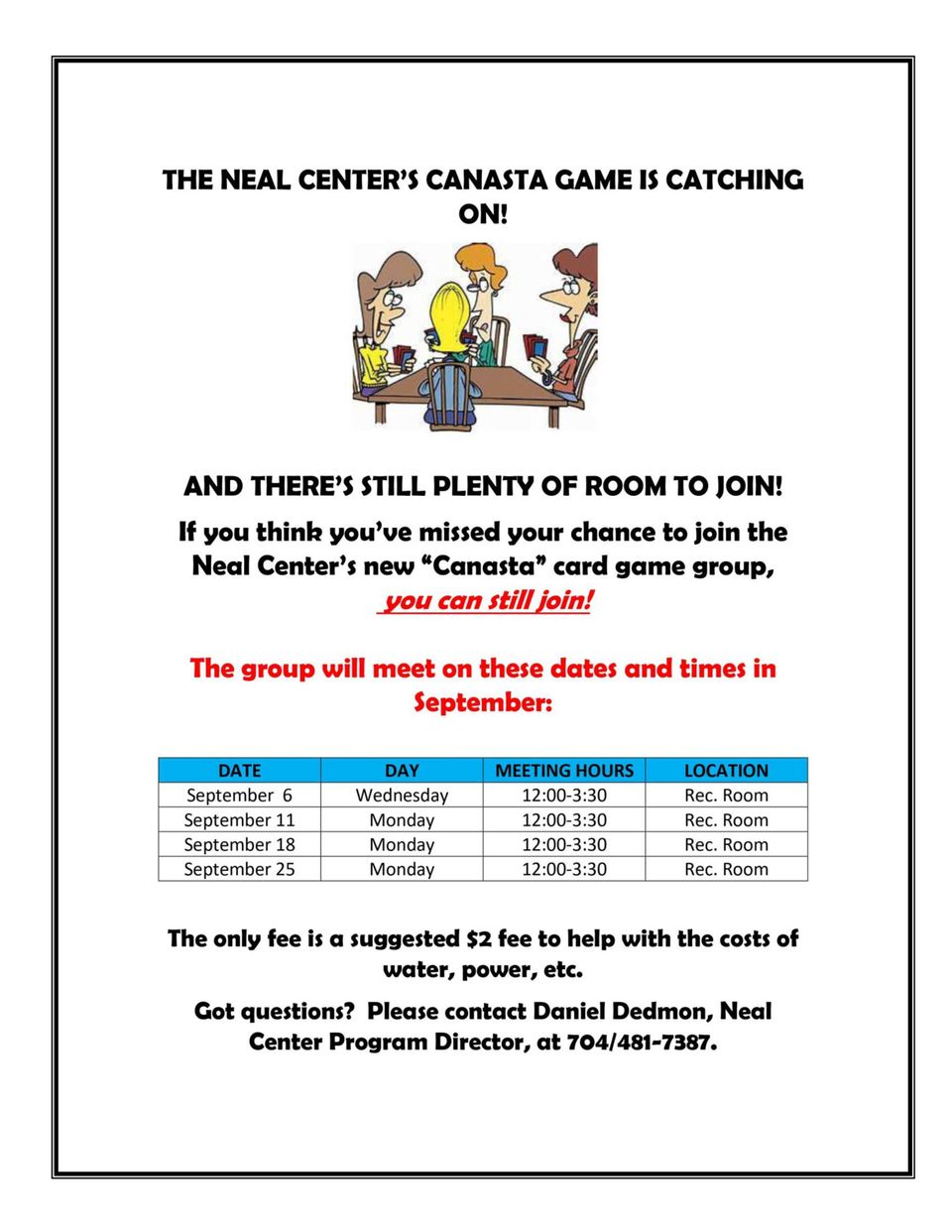 Poster canasta for beginners