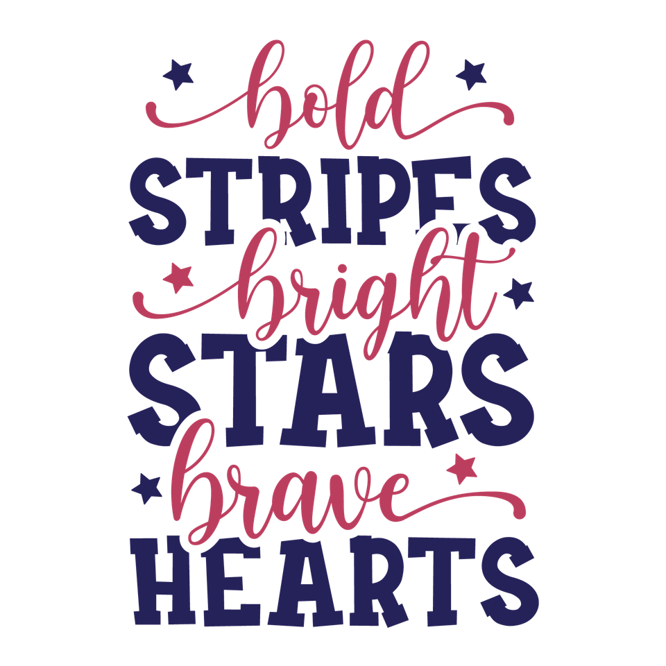 Patriotic   stripes stars hearts2