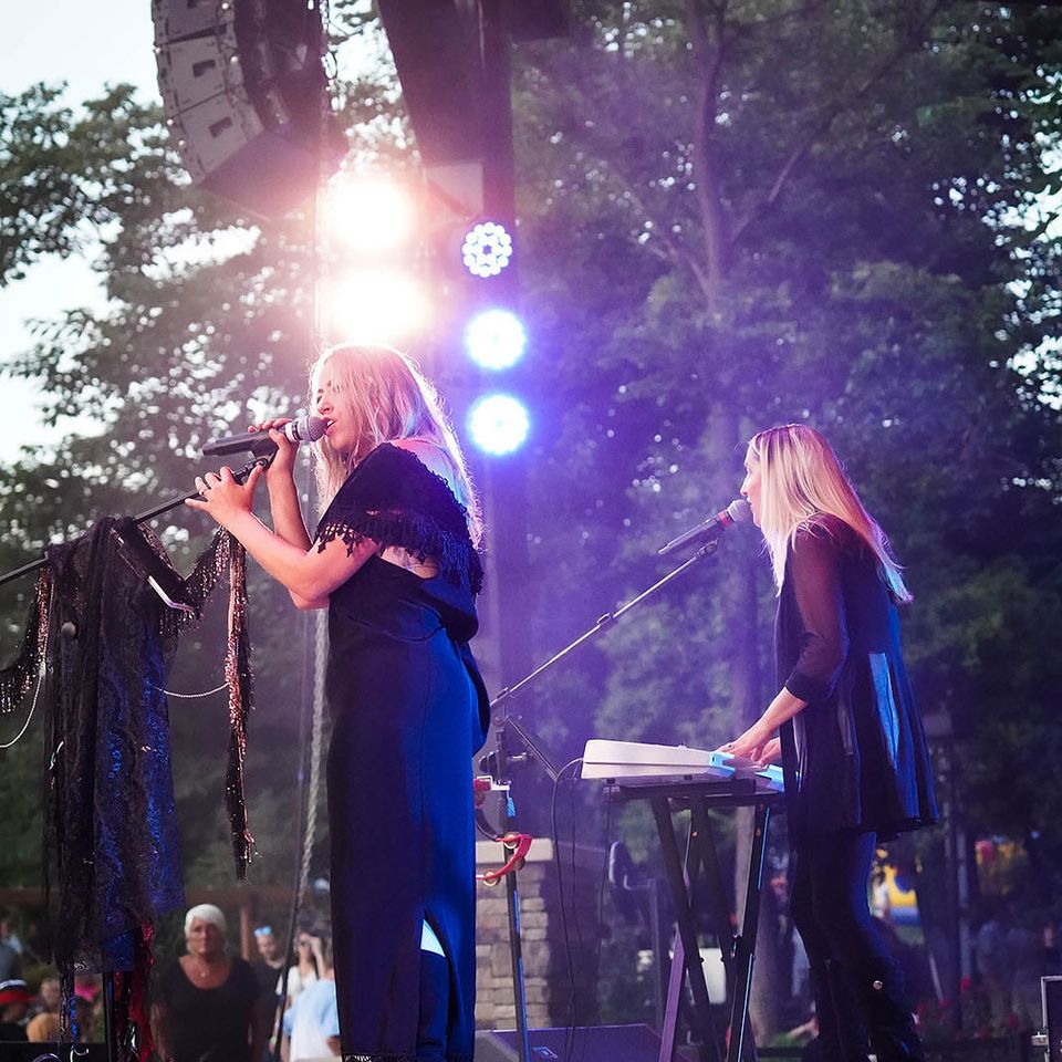 Singing into the night
