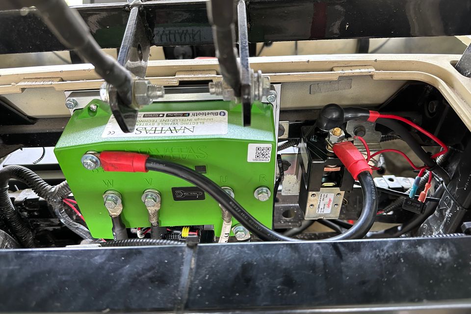 Lime green lithium battery by NGC