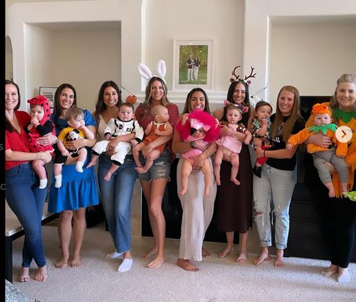 Mommy and baby music class.