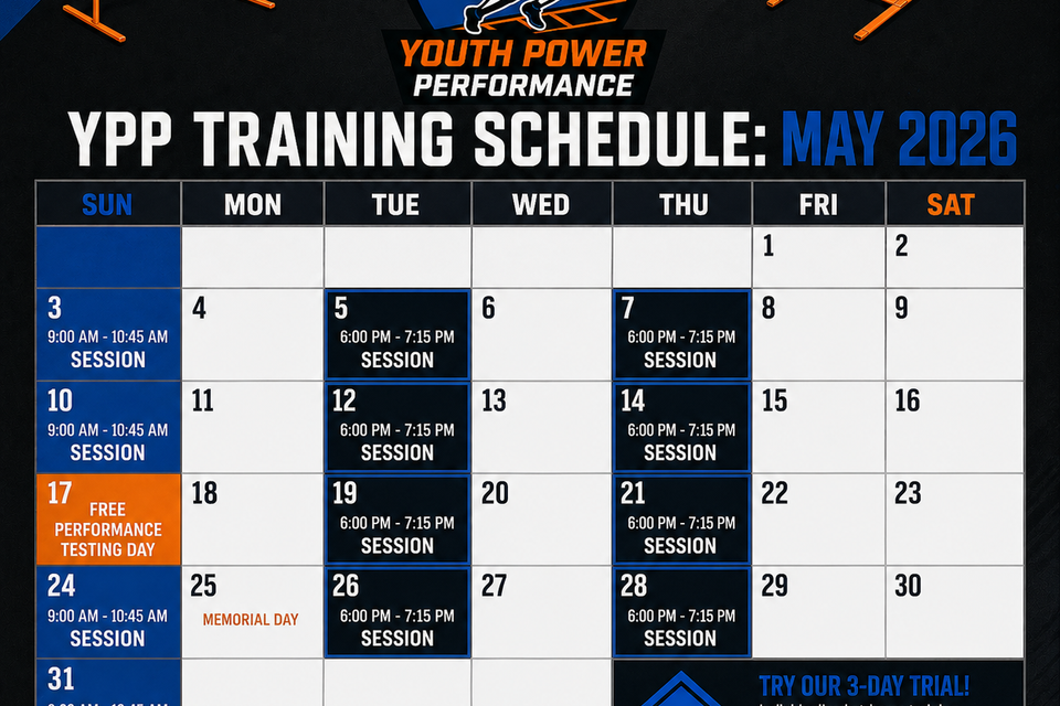 May training schedule