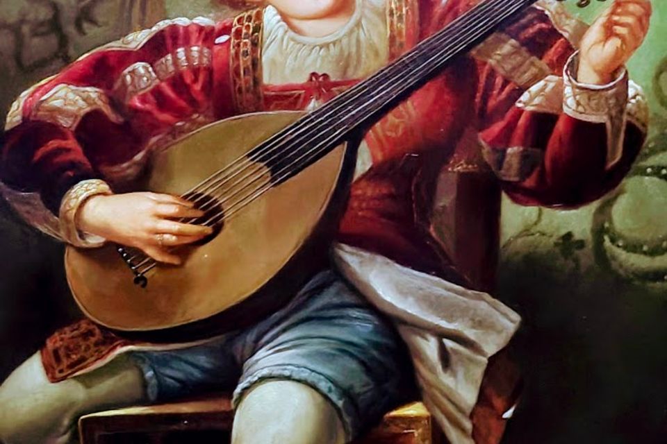 Painting damage closeup