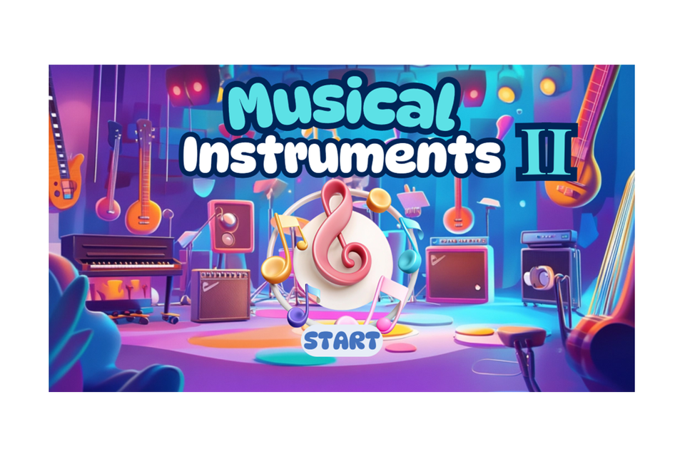 Musical instruments ii   kids interactive quiz game