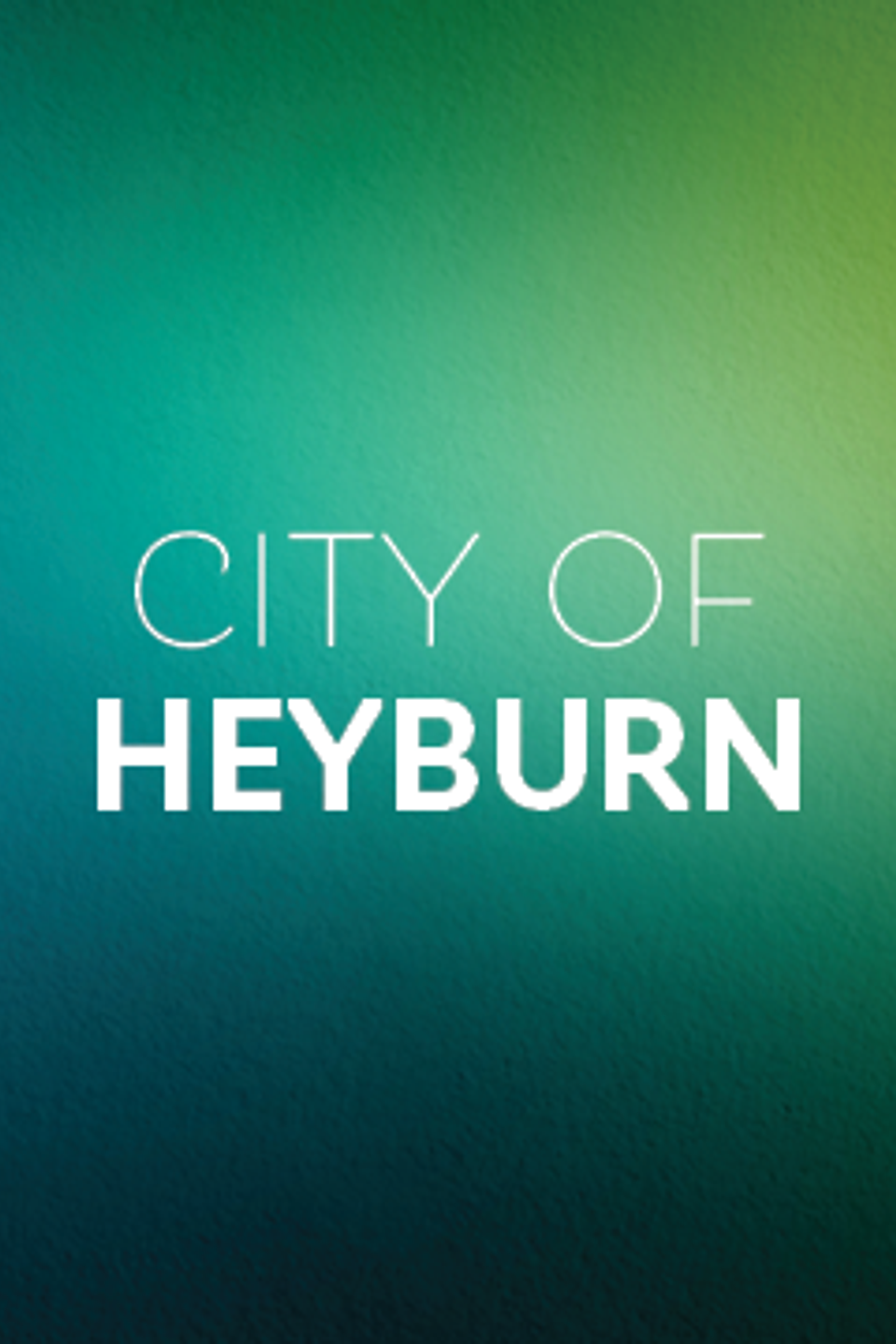 City of heyburn