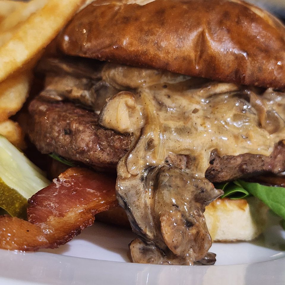 Mushroom demi burger 1