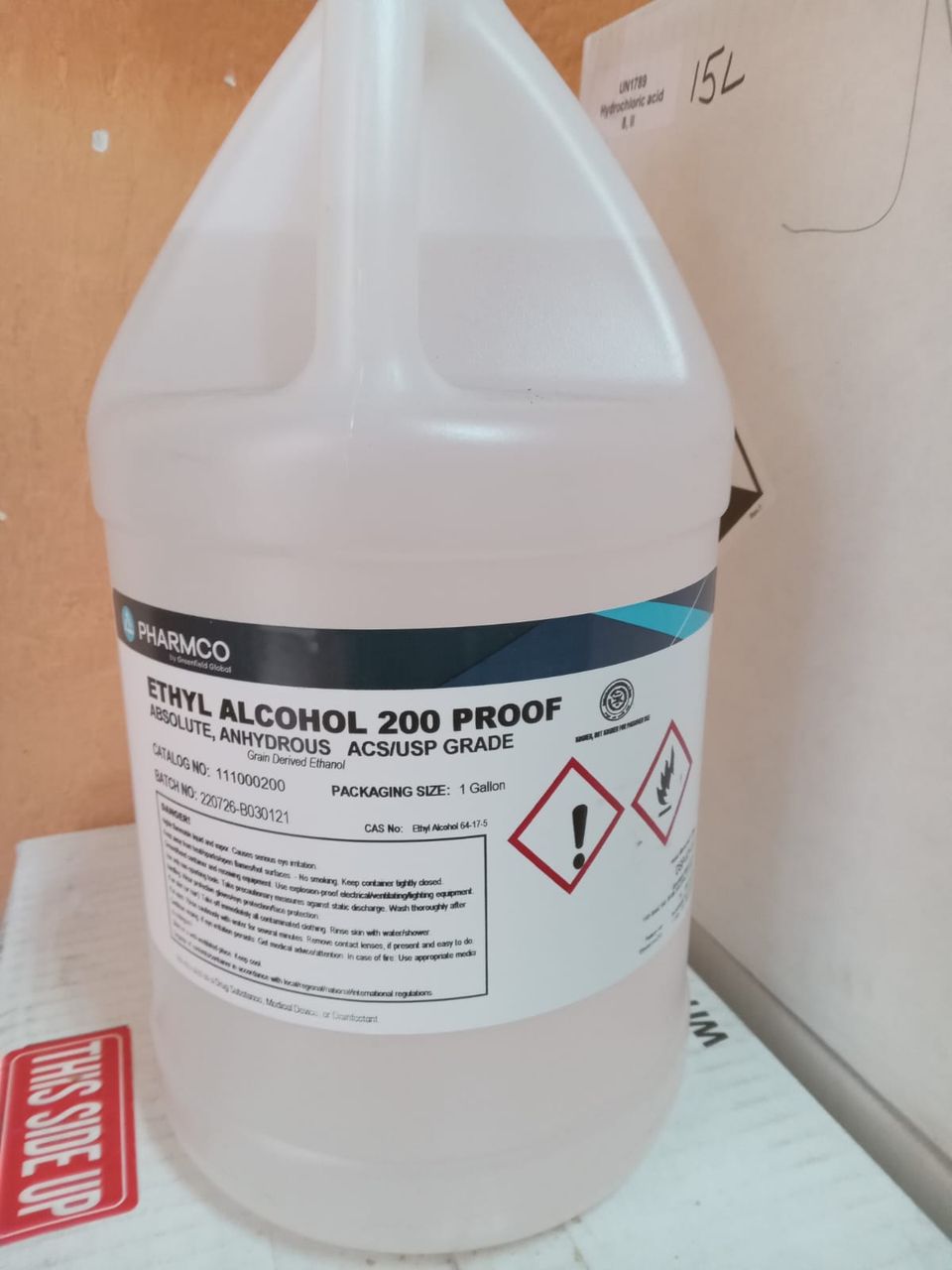 Ethyl alcohol 200 proof