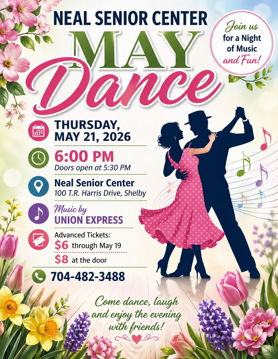 Poster may 2026 dance