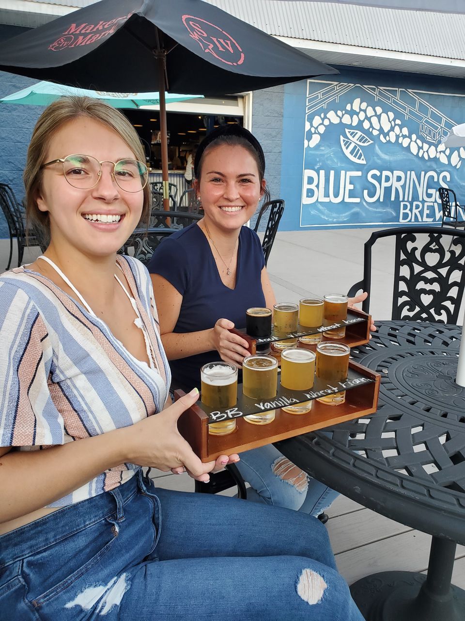 Samples of beer