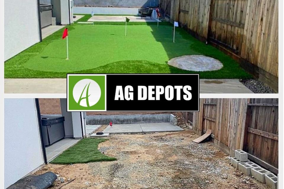 Artificial grass before and after roseville ca
