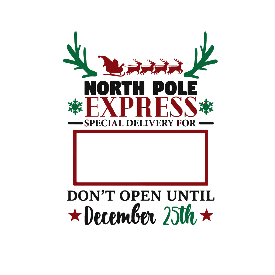 Seasons   christmas santa sack north pole special delivery 7 01