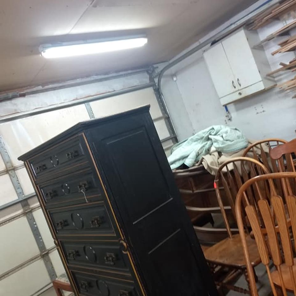 Before picture of gentleman's dresser