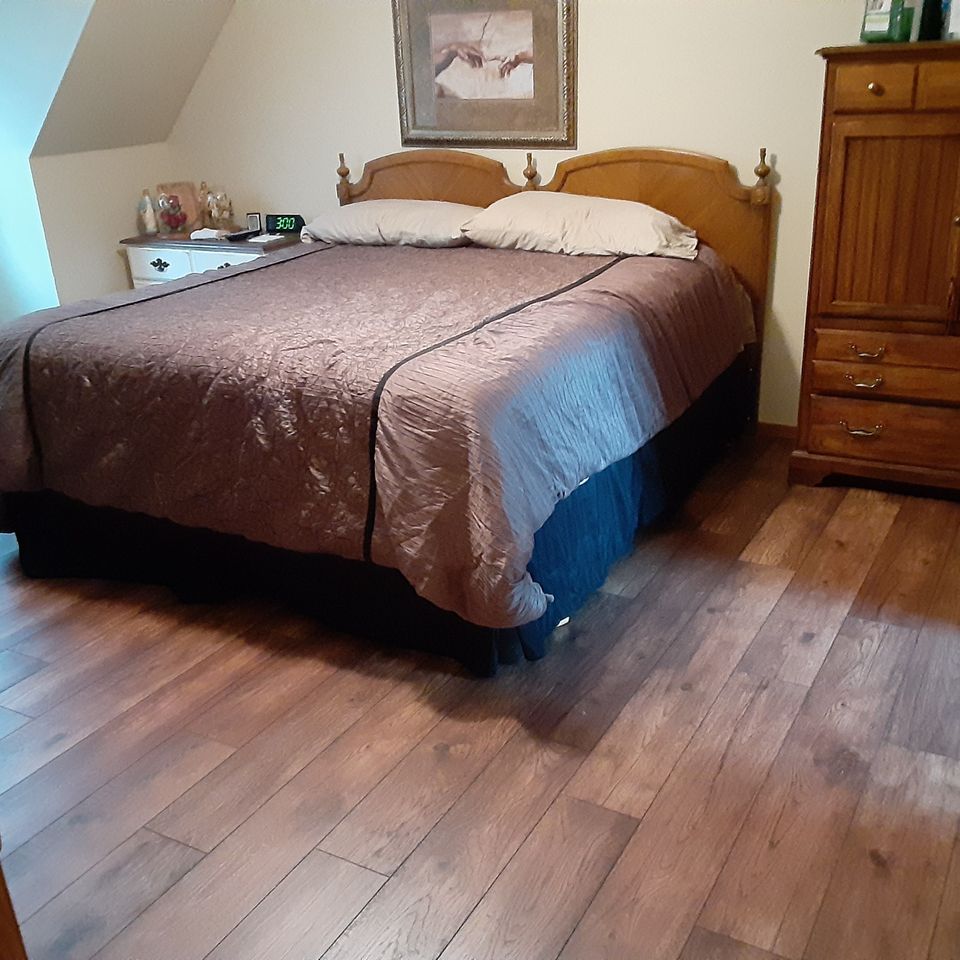 New flooring master bedroom