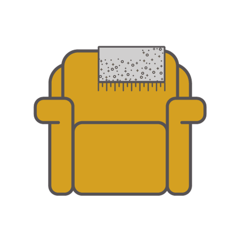 Icons for your home upholstery and furniture cleaning