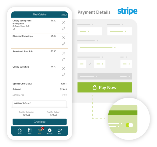 Ai online food ordering system page pane 3 transparent 100