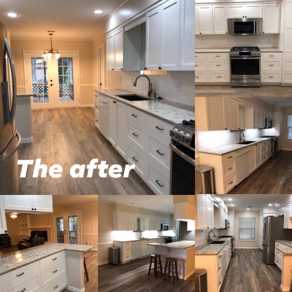 3d solutions general contractors   tulsa oklahoma   full complete kitchen remodel galley style new countertops cabinets after photos