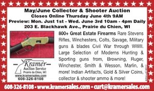 Kramer auction may june collector and shooter network ad 474912