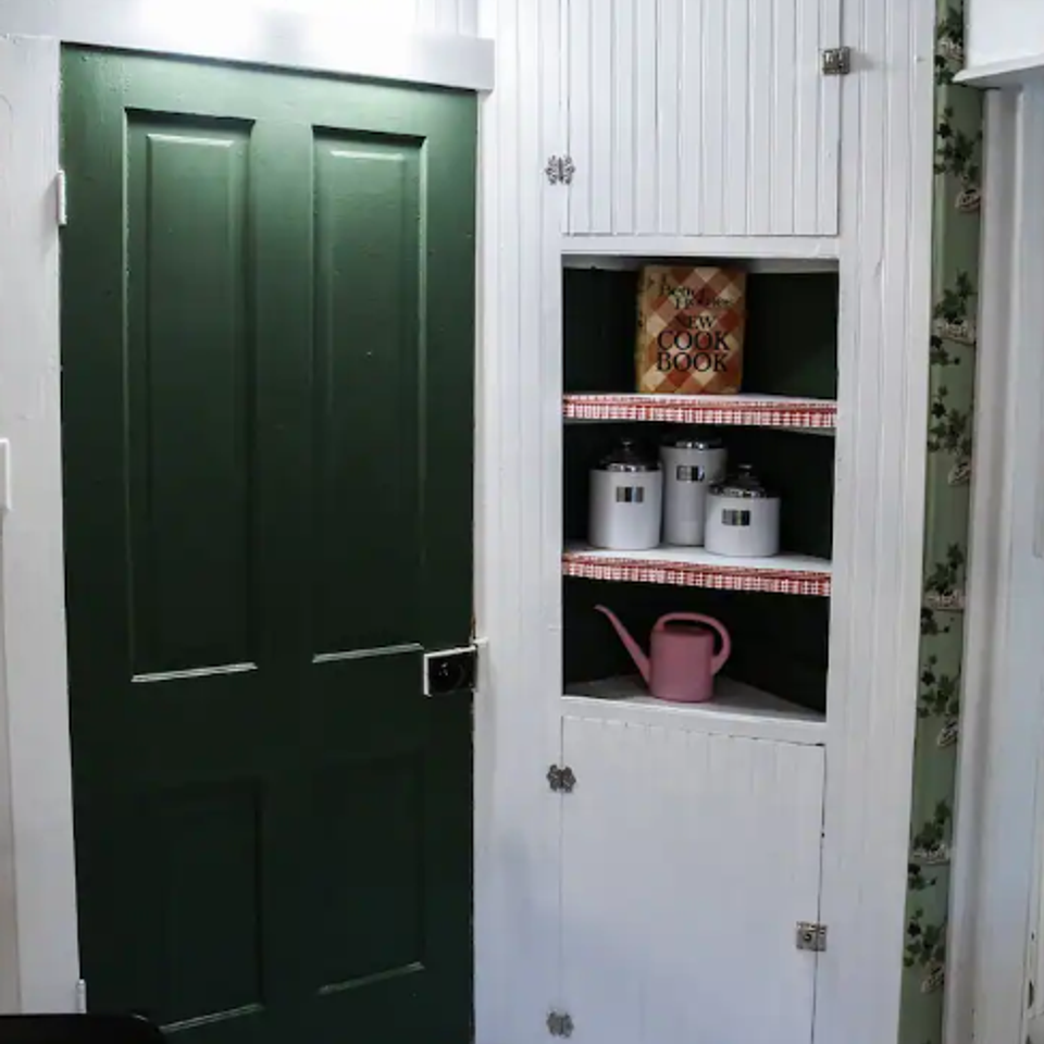 Corner hutch grannys house