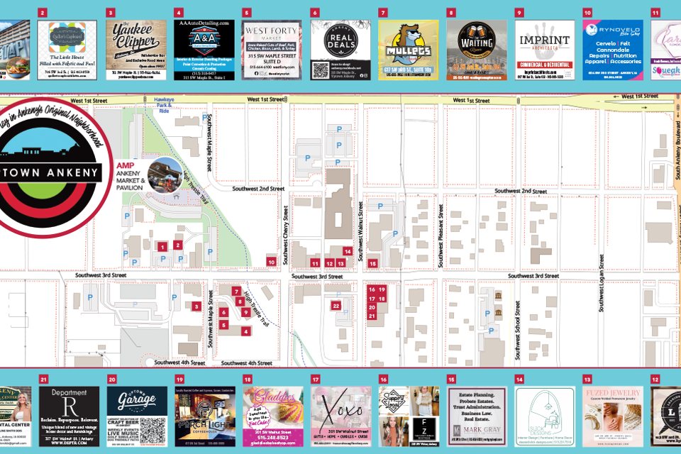 Uptown ankeny map 2024
