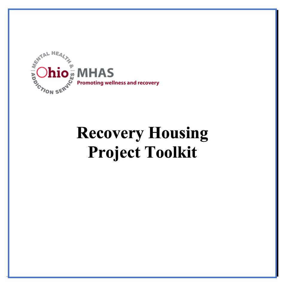 Recovery housing project toolkit graphic