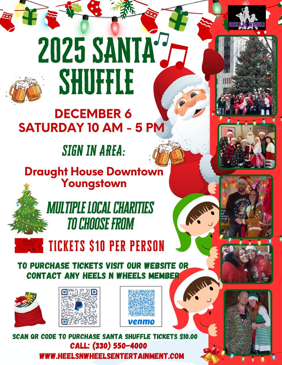 Santa shuffle 2025 initial flyer