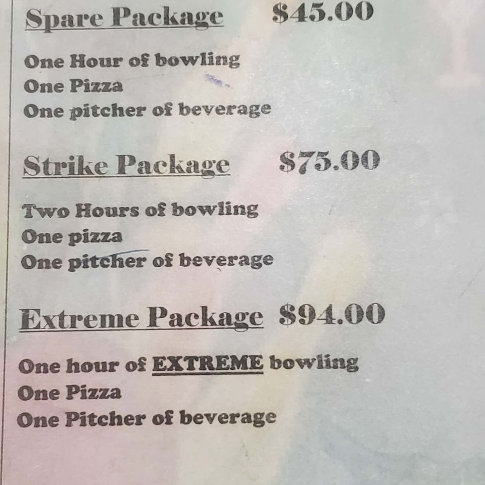Terrace packages and prices